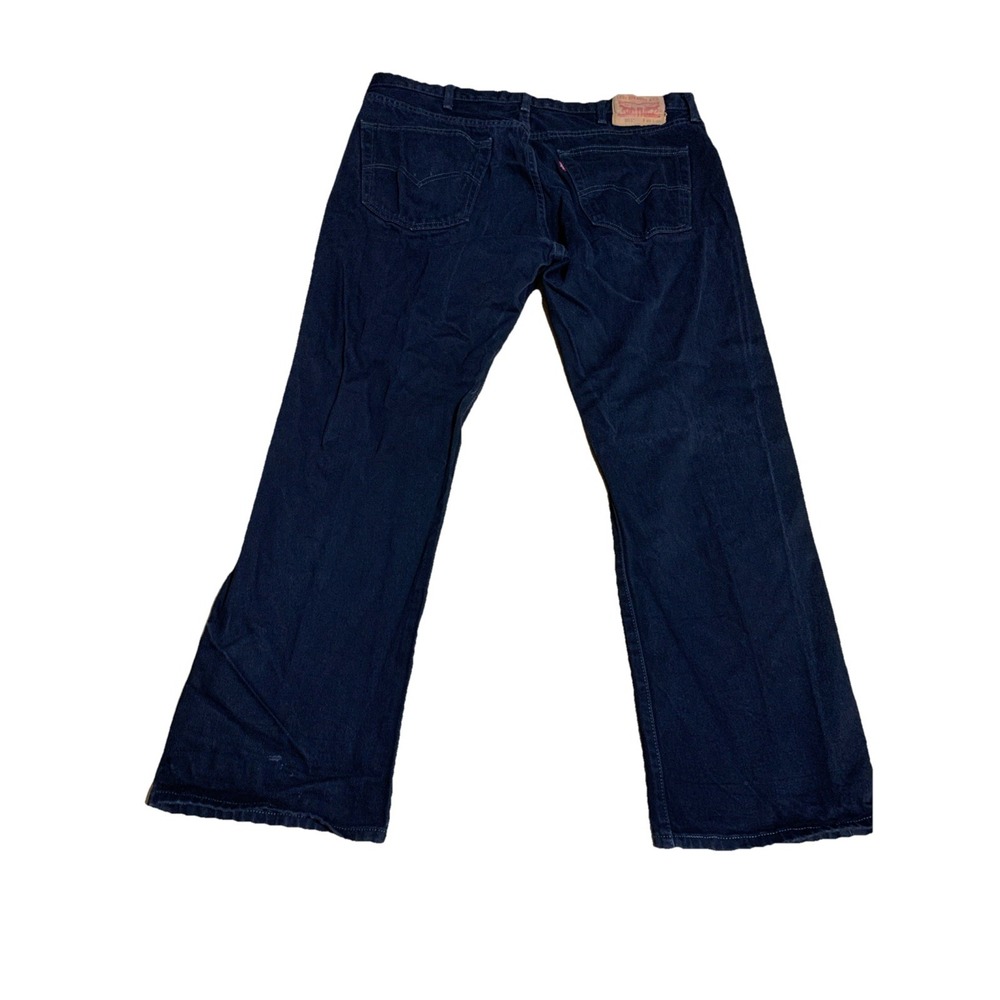 Vtg 90s Levis 501 Jeans Mens Tag 40x30 Black Denim Button Fly - Picture 3 of 10